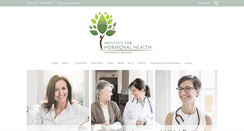 Desktop Screenshot of hormonalhealth.ca