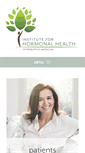 Mobile Screenshot of hormonalhealth.ca